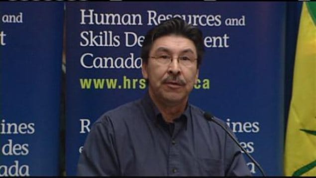 Eric Sylvestre, chef du conseil tribal de Meadow Lake en Saskatchewan Eric Sylvestre, chef du conseil tribal de Meadow Lake en Saskatchewan