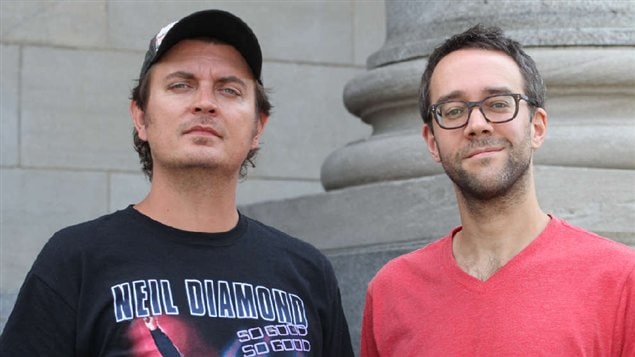 Les créateurs de Série noire François Létourneau et Jean-François Rivard. Les créateurs de Série noire François Létourneau et Jean-François Rivard.