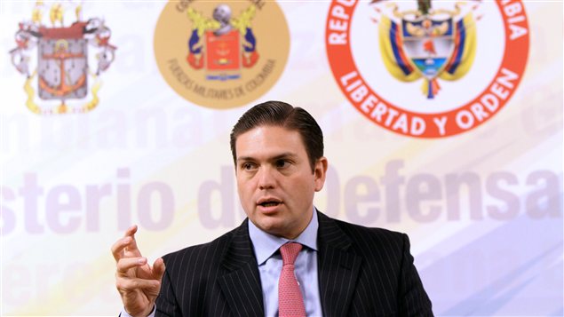 Le ministre de la Défense colombien, Juan Carlos Pinzon Le ministre de la Défense colombien, Juan Carlos Pinzon