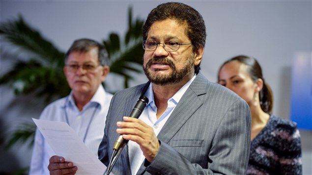 Iván Márquez, négociateur en chef du groupe rebelle colombien Iván Márquez, négociateur en chef du groupe rebelle colombien