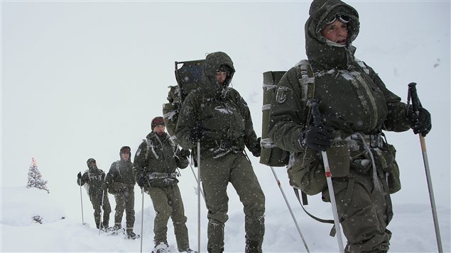 Des soldats Autrichiens à l'entraînement Des soldats Autrichiens à l'entraînement