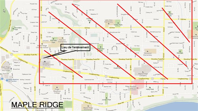 Zone d'intérêt à Maple Ridge. Zone d'intérêt à Maple Ridge.