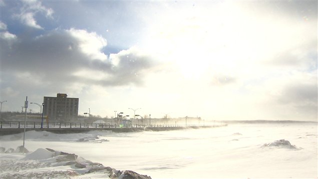 Sur la banquise, en face de Rimouski Sur la banquise, en face de Rimouski