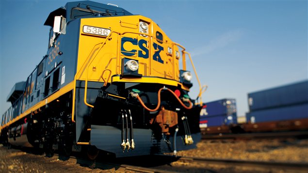 Un train de CSX Un train de CSX