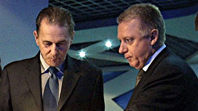 Jacques Rogge et Hein Verbruggen Jacques Rogge et Hein Verbruggen