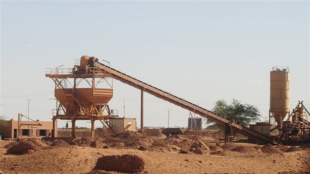 Le site d'Arlit exploité par Areva Le site d'Arlit exploité par Areva