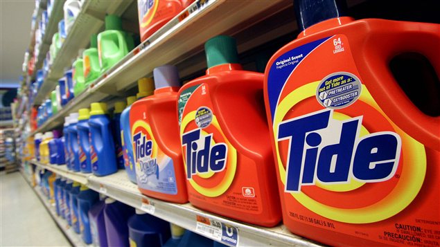 Des bouteilles de détergent Des bouteilles de détergent