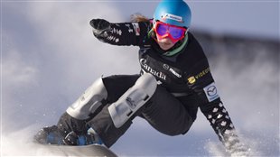 La Canadienne Caroline Calvé à Stoneham La Canadienne Caroline Calvé à Stoneham