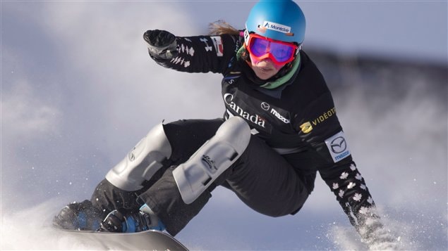 La Canadienne Caroline Calvé à Stoneham La Canadienne Caroline Calvé à Stoneham