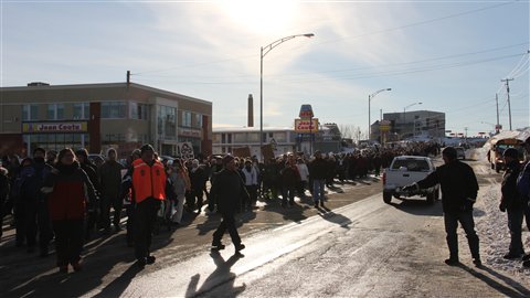 Une autre manifestation en Gaspésie Une autre manifestation en Gaspésie