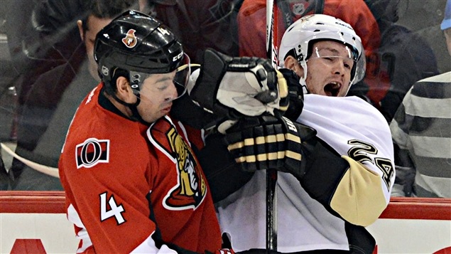 Chris Phillips et Matt Cooke Chris Phillips et Matt Cooke
