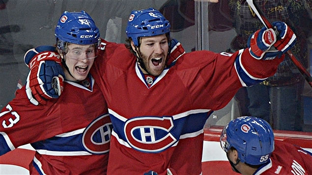 Brendan Gallagher et Brandon Prust Brendan Gallagher et Brandon Prust