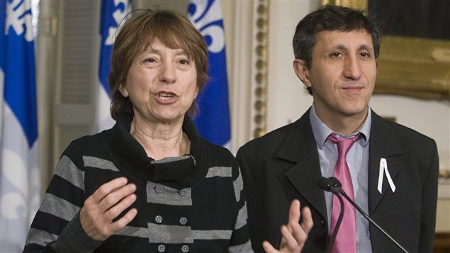 Françoise David et Amir Khadir Françoise David et Amir Khadir