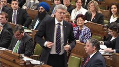 Stephen Harper au Parlement, le 28 janvier. Stephen Harper au Parlement, le 28 janvier.