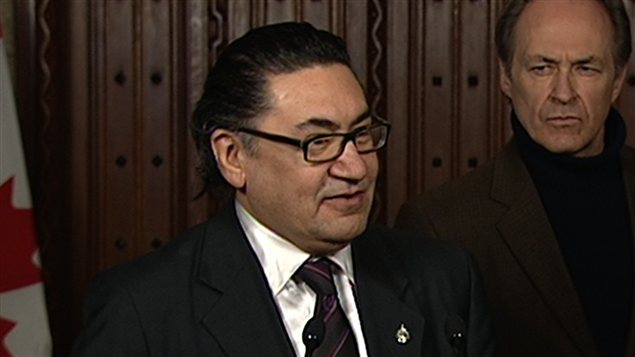 Le député du NPD Romeo Saganash Le député du NPD Romeo Saganash