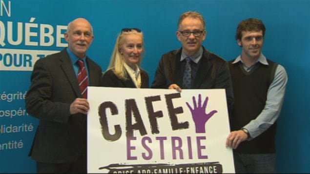 Le Programme CAFE Estrie a été lancé lundi matin à Sherbrooke. Le Programme CAFE Estrie a été lancé lundi matin à Sherbrooke.