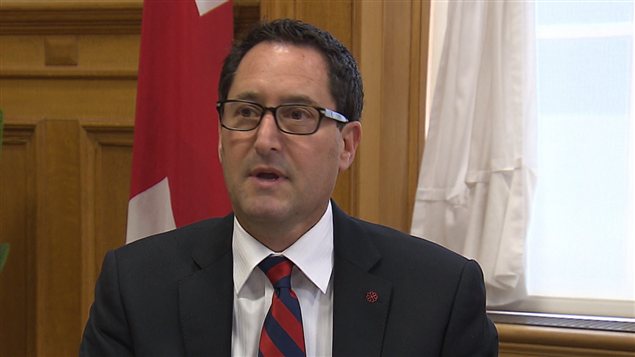 Le maire de Montréal, Michael Applebaum Le maire de Montréal, Michael Applebaum