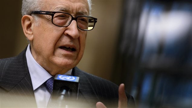 Lakhdar Brahimi au siège de l'ONU à Genève (archives) Lakhdar Brahimi au siège de l'ONU à Genève (archives)