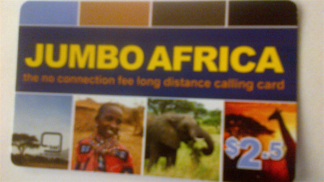 La carte d'appels téléphoniques prépayés, Jumbo Africa