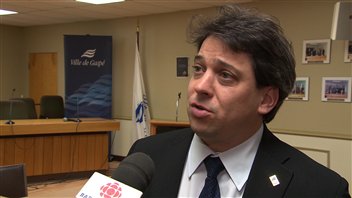 Le maire de Gaspé, François Roussy Le maire de Gaspé, François Roussy