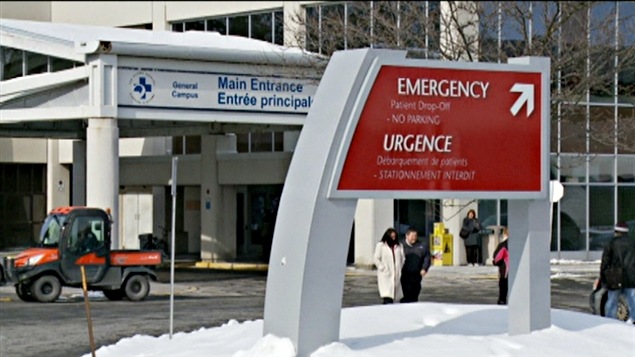 L'urgence de l'Hôpital d'Ottawa. L'urgence de l'Hôpital d'Ottawa.