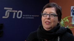 La porte-parole de la STO, Céline Gauthier La porte-parole de la STO, Céline Gauthier