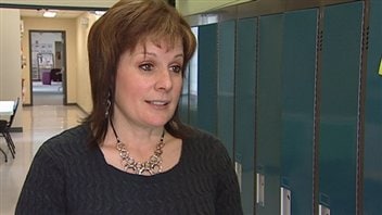 La directrice de l'École Boréale de Ponteix, Chantal Morin-Switzer La directrice de l'École Boréale de Ponteix, Chantal Morin-Switzer