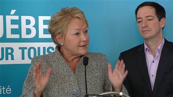 La première ministre, Pauline Marois La première ministre, Pauline Marois