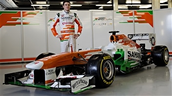 Paul di Resta et la Force India VJM06 Paul di Resta et la Force India VJM06
