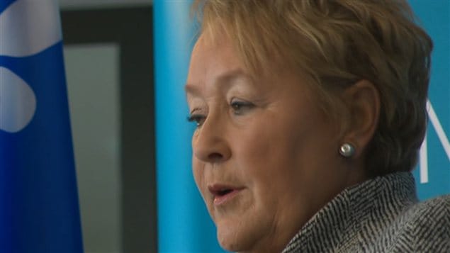 La première ministre Pauline Marois La première ministre Pauline Marois