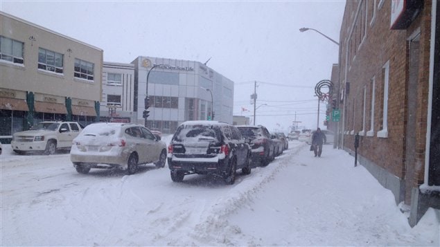 Tempête de neige à Rouyn-Noranda Tempête de neige à Rouyn-Noranda