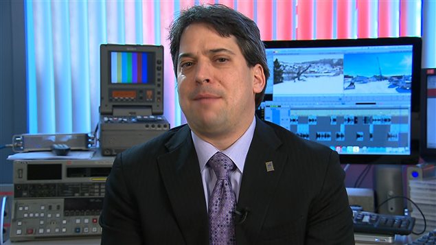 Le maire de Gaspé, François Roussy Le maire de Gaspé, François Roussy