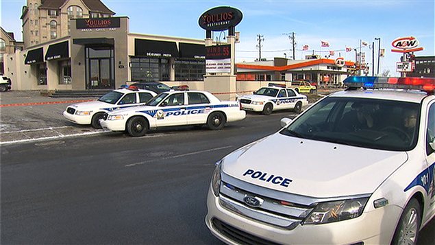 Les lieux du crime sur la rue St-Martin Ouest à Laval Les lieux du crime sur la rue St-Martin Ouest à Laval
