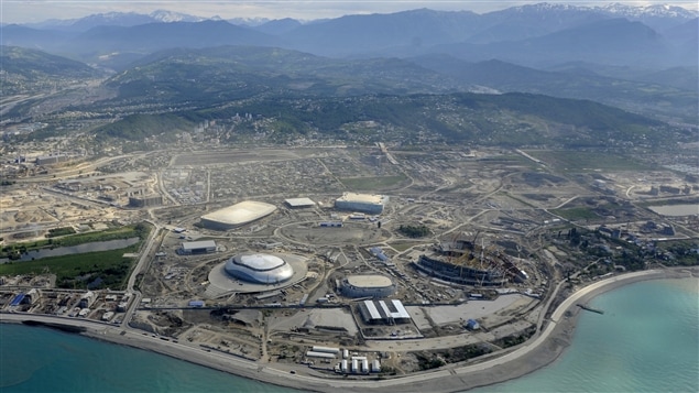Vue aérienne de Sotchi Vue aérienne de Sotchi