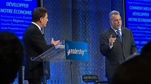 Philippe Couillard répond à Pierre Moreau. Philippe Couillard répond à Pierre Moreau.