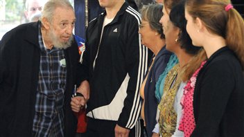 Fidel Castro, 86 ans, n'était plus réapparu en public depuis le 21 octobre 2012. Fidel Castro, 86 ans, n'était plus réapparu en public depuis le 21 octobre 2012.