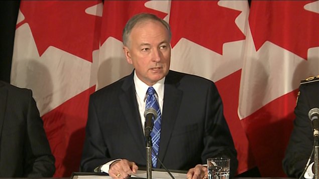 Le ministre de la Justice, Rob Nicholson, à Toronto, le 4 février Le ministre de la Justice, Rob Nicholson, à Toronto, le 4 février