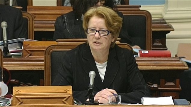La ministre du Travail du Québec, Agnès Maltais La ministre du Travail du Québec, Agnès Maltais