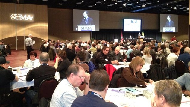 Les délégués de l'Association des municipalités urbaines de la Saskatchewan Les délégués de l'Association des municipalités urbaines de la Saskatchewan