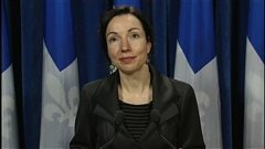 La ministre des Ressources naturelles, Martine Ouellet La ministre des Ressources naturelles, Martine Ouellet
