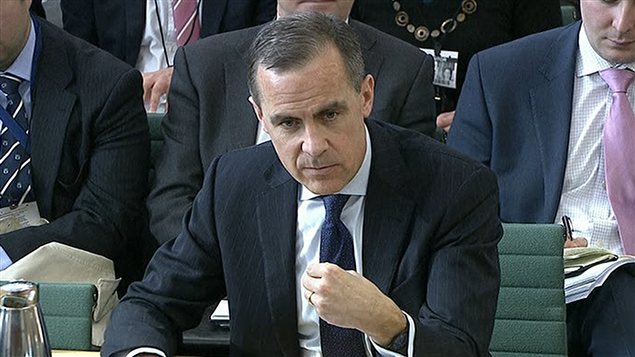 Mark Carney devant un comité parlementaire à Londres jeudi Mark Carney devant un comité parlementaire à Londres jeudi