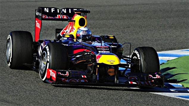 Sebastian Vettel à Jerez Sebastian Vettel à Jerez