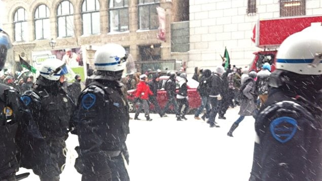 Manifestation contre le Plan Nord à Montréal Manifestation contre le Plan Nord à Montréal