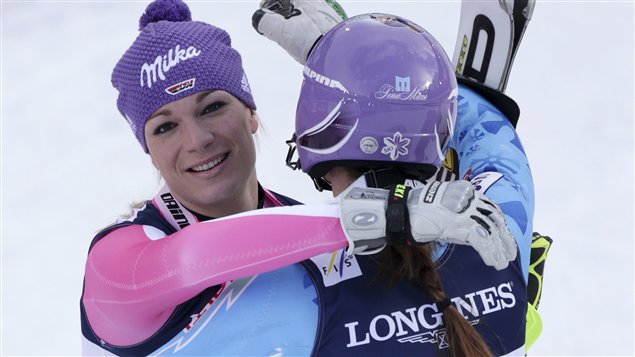 Maria Höfl-Riesch et Tina Maze Maria Höfl-Riesch et Tina Maze