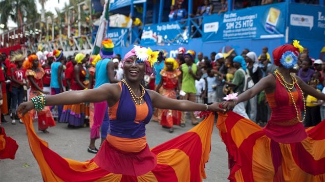 Une scène croquée lors du carnaval de Port-au-Prince, en Haïti, en 2012 Une scène croquée lors du carnaval de Port-au-Prince, en Haïti, en 2012