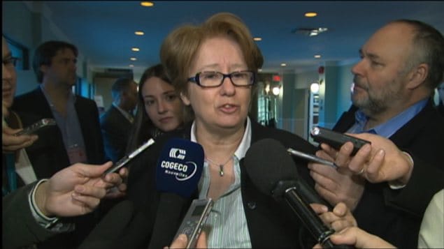 La ministre de l'Emploi du Québec, Agnès Maltais La ministre de l'Emploi du Québec, Agnès Maltais