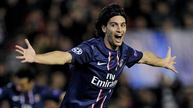 Javier Pastore du Paris SG. Javier Pastore du Paris SG.