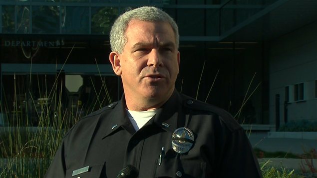 Le porte-parole de la police de Los Angeles, Andy Neiman Le porte-parole de la police de Los Angeles, Andy Neiman