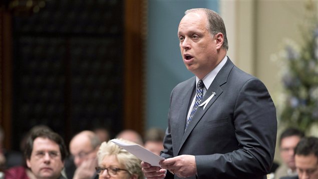 Le ministre de la Sécurité publique, Stephane Bergeron Le ministre de la Sécurité publique, Stephane Bergeron