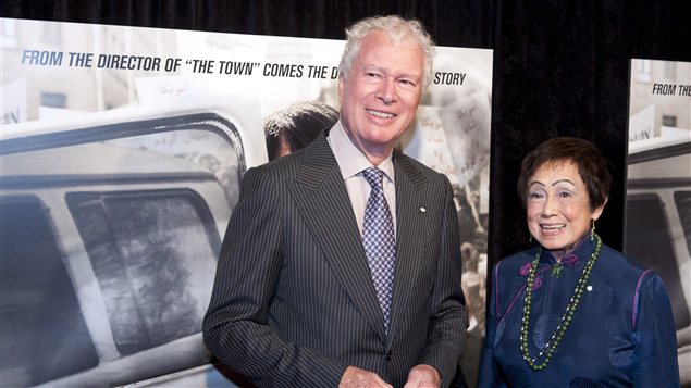 L'ancien ambassadeur canadien en Iran, Ken Taylor, lors de la première du film «Argo» L'ancien ambassadeur canadien en Iran, Ken Taylor, lors de la première du film «Argo»